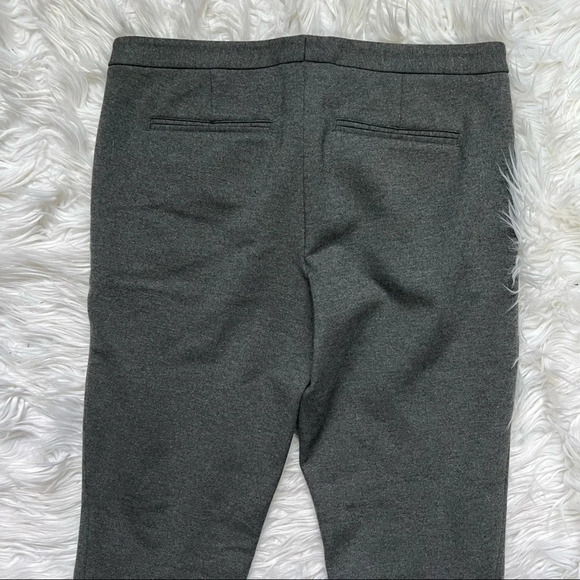 NWOT ATM Slim Cropped Cuffed Ponte Pants Charcoal Grey Business Casual Women’s 2 - Picture 11 of 12